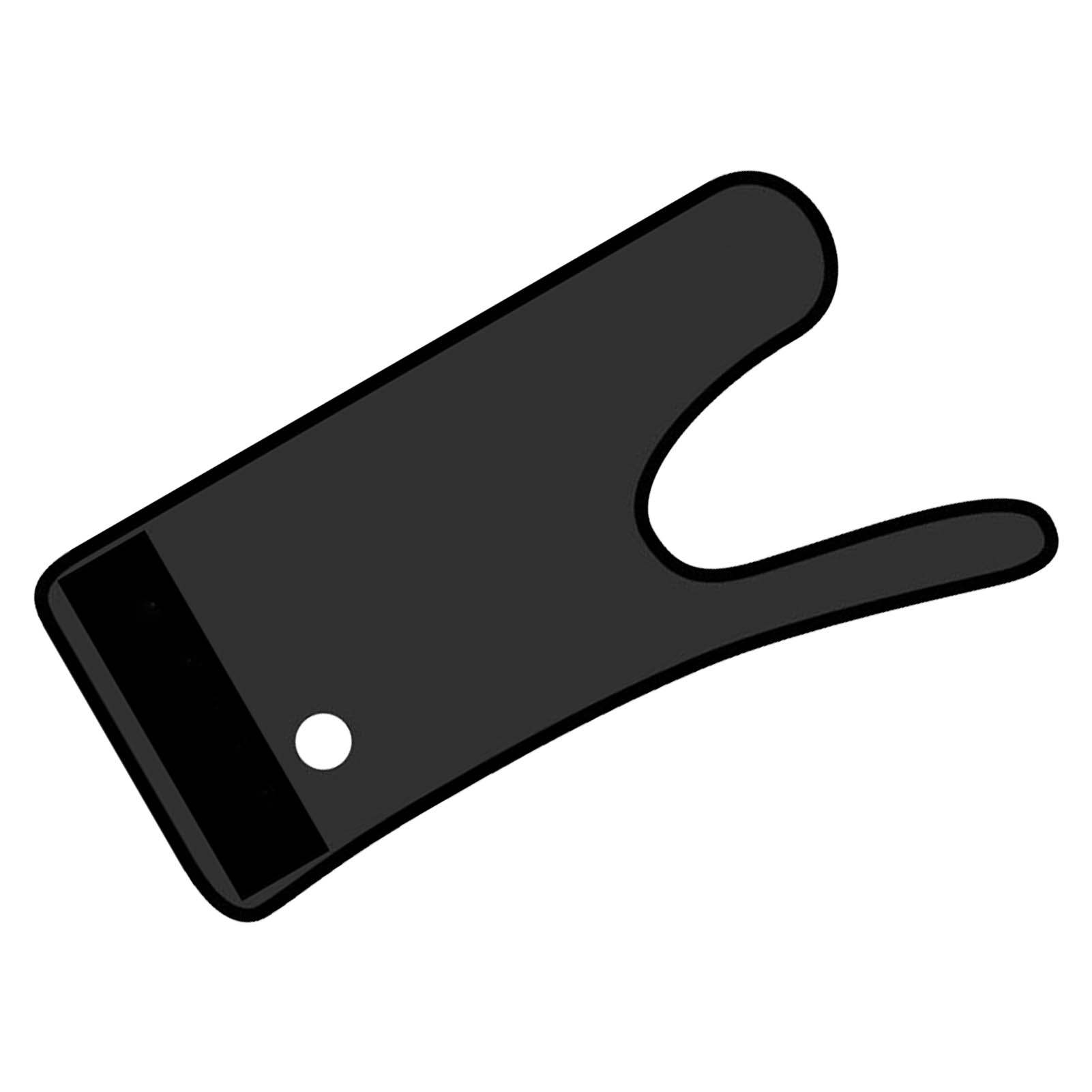 Handgelenkschlaufe Für Outdoor-sportarten, Fixiert, Abnehmbar Und Verstellbarer Schutz, Stahlplatte, Handflächenstütze, Schwarz, Gerade, Einzelgriff