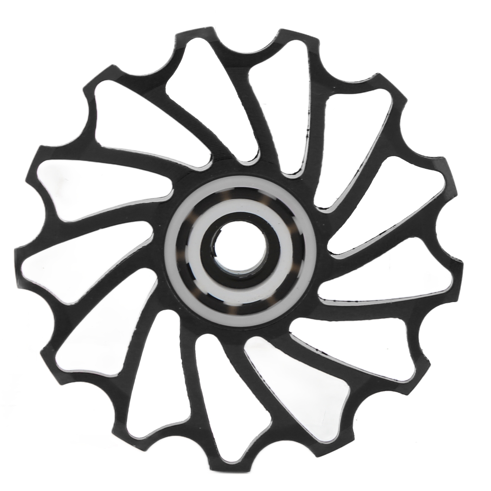 Wake Bike Schaltwerksrolle, Aus Aluminiumlegierung Mit Keramiklagern, Für Mountainbikes, Schwarz