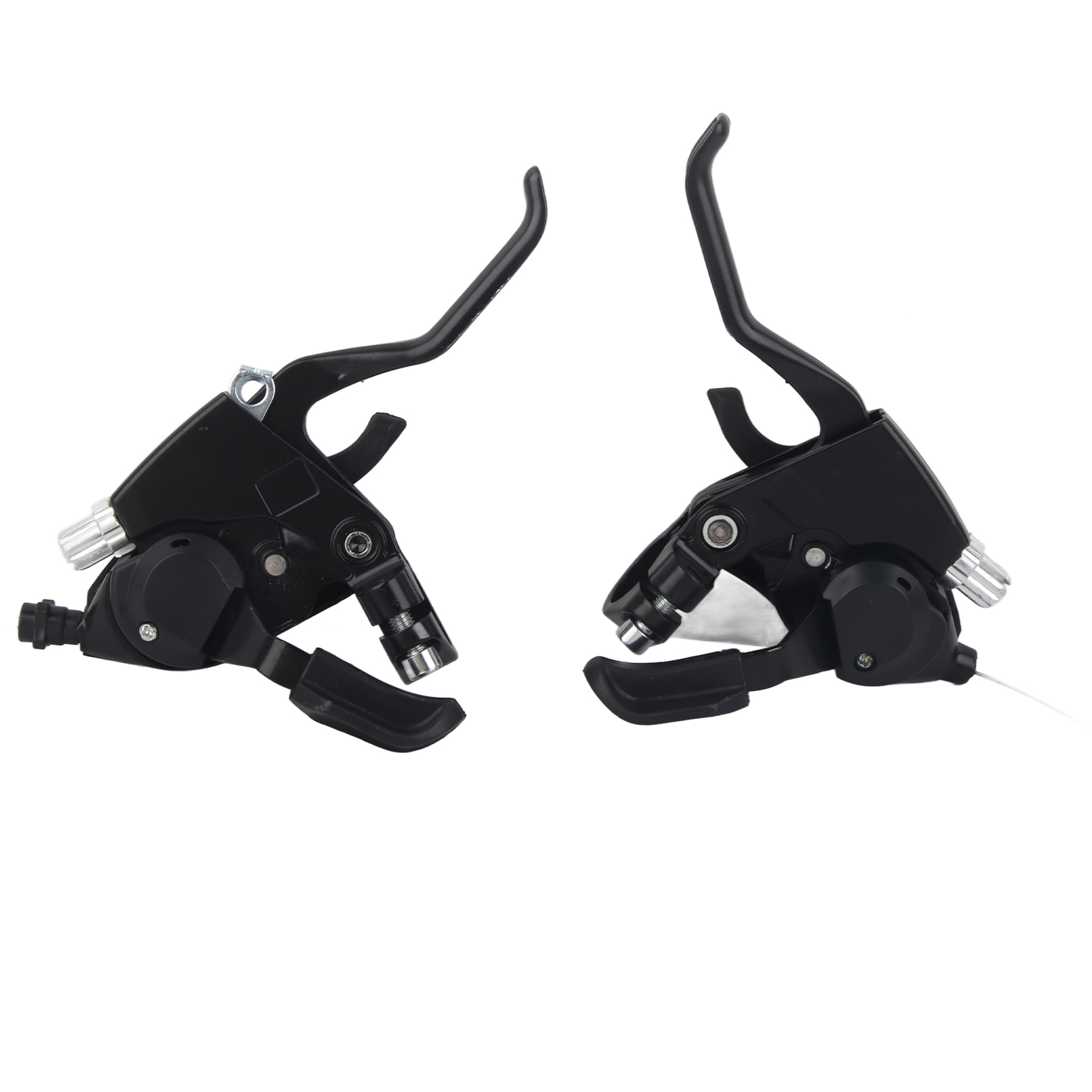 Paar Ef51 24-gang Brems- Und Schalthebel Für Fahrräder, Satz Linker Und Rechter Bremshebel Für Mountainbikes Aus Aluminiumlegierung, Schwarz.