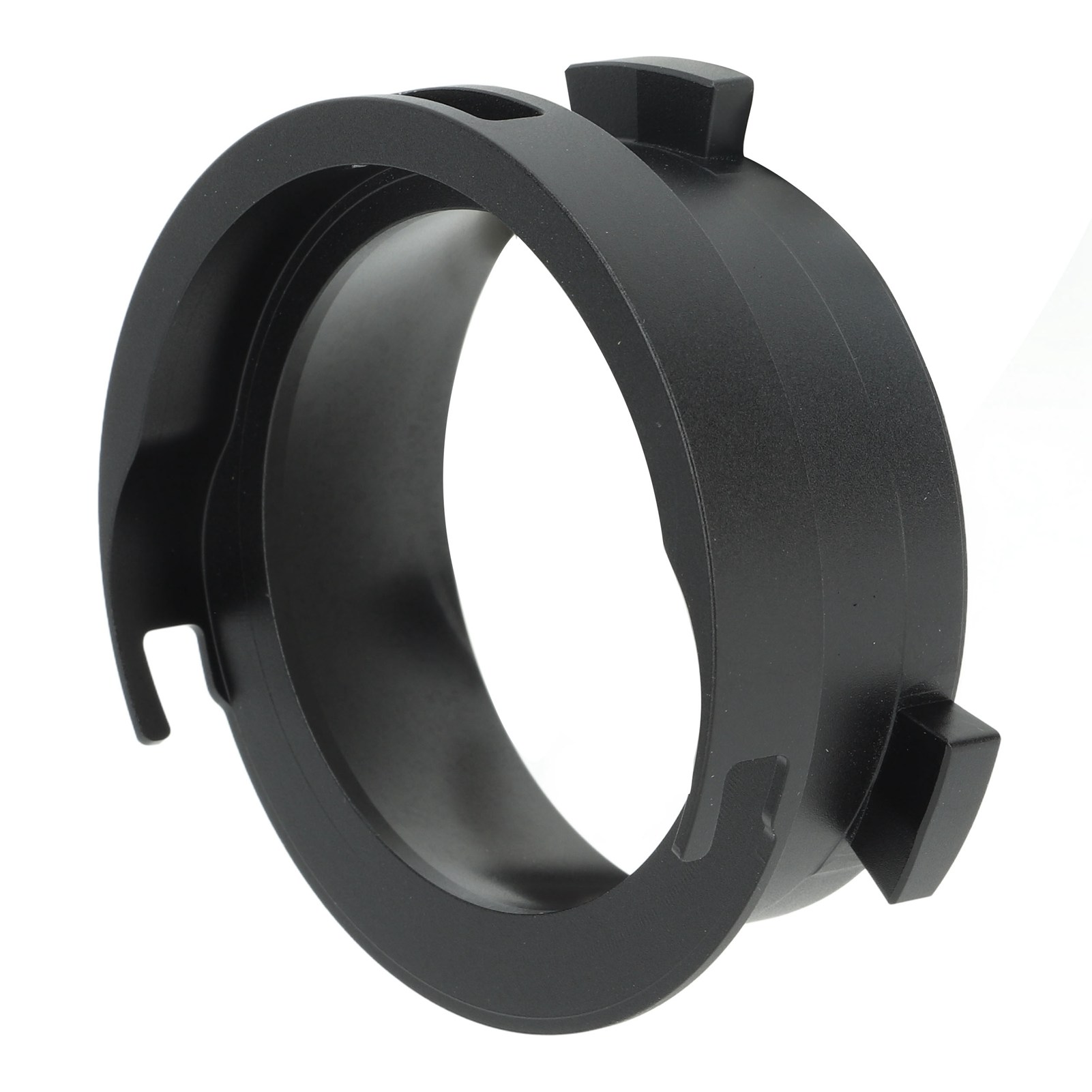 Dosierring Aus Aluminiumlegierung (51 Mm) Für Gemahlenen Kaffee, Berührungsloser Dosiertrichter Für Delonghi Series 9 Maschinen (9335, 9155, 9355, 9665), Schwarz