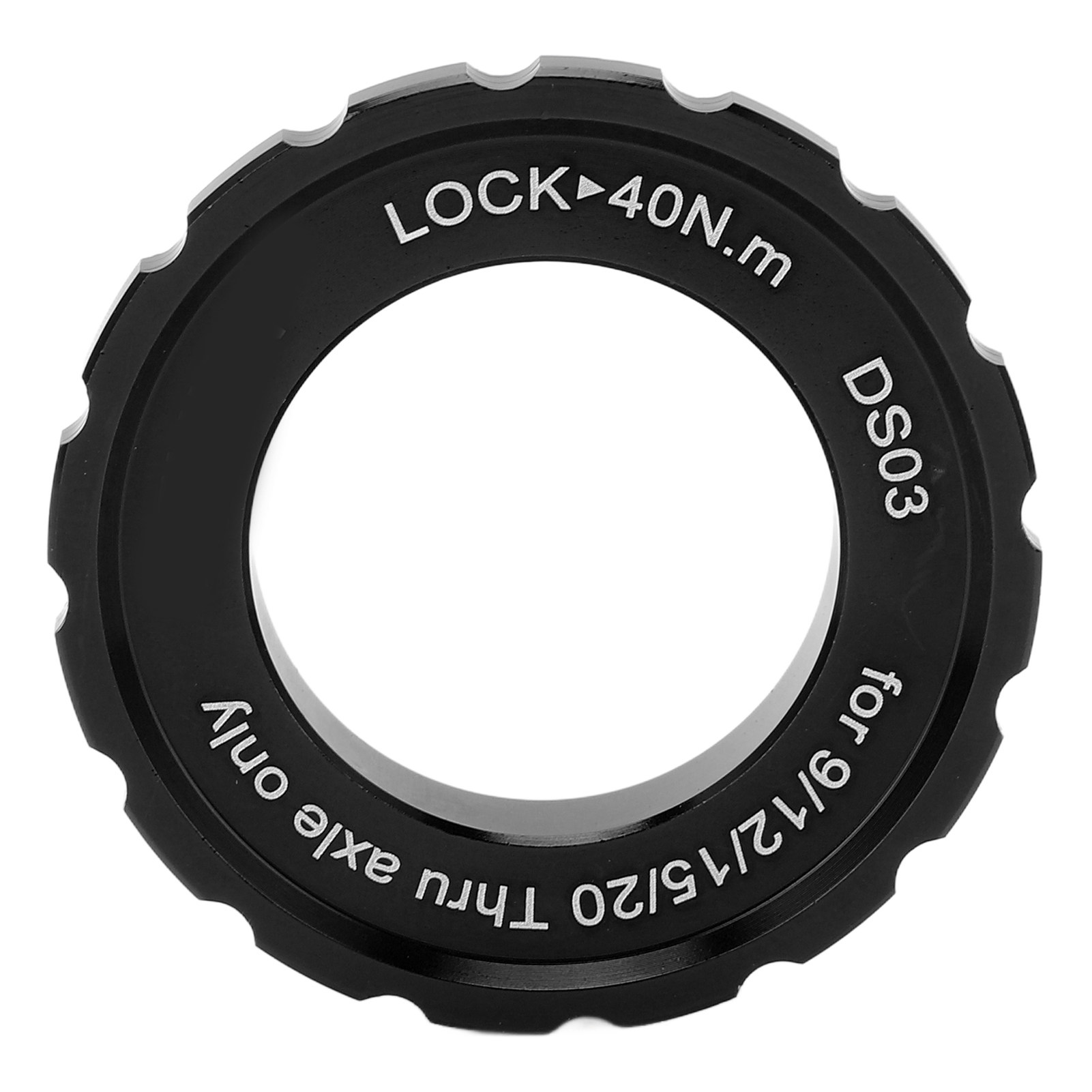Meijun Centerlock-sicherungsring Für Radnabe, Radachse, Bremsscheibe, Für Fahrrad Und Mountainbike (schwarz)