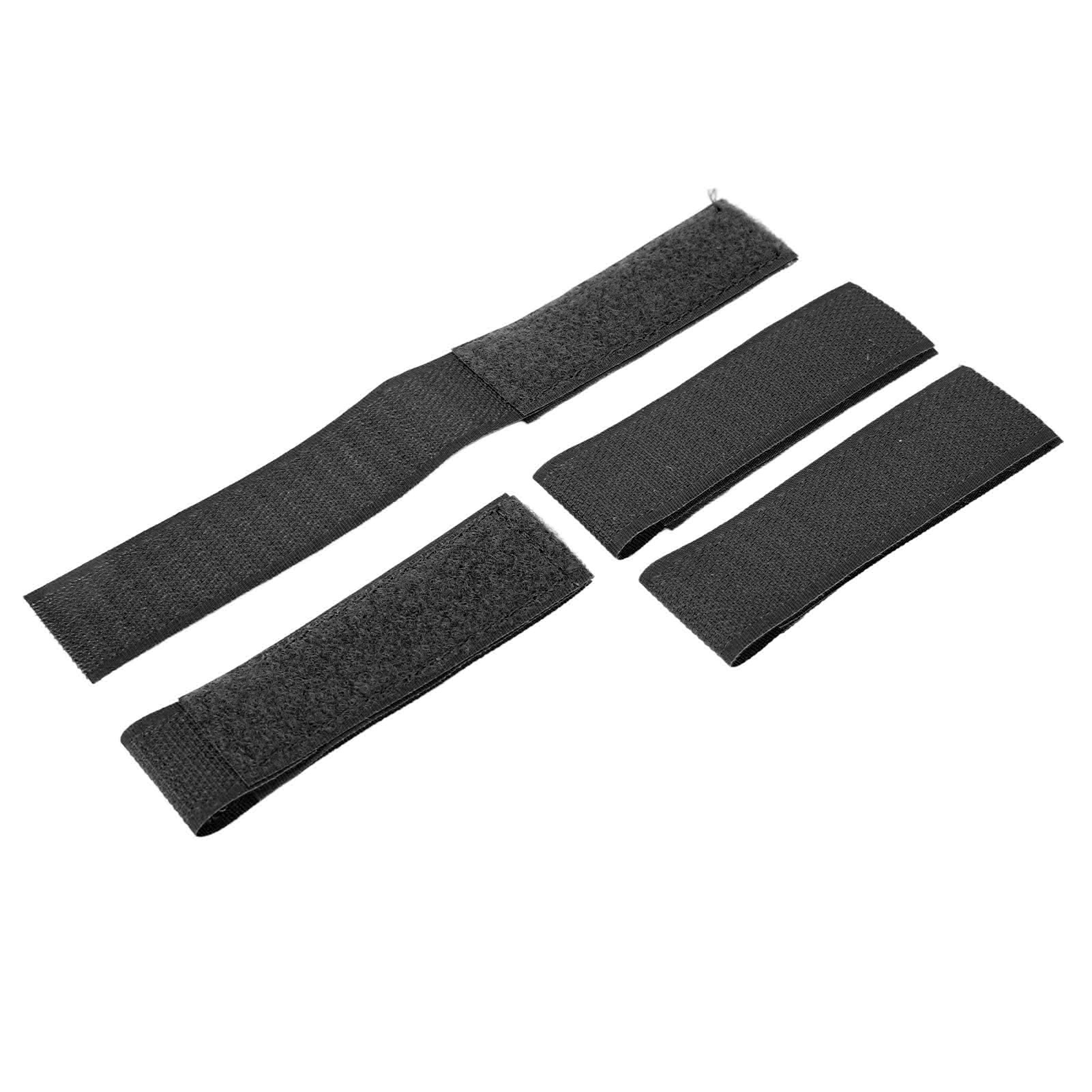 4er-packung Nylon-molle-klett-befestigungsplatten Für Trainingswesten, Jagd Und Schießsport, Schwarz