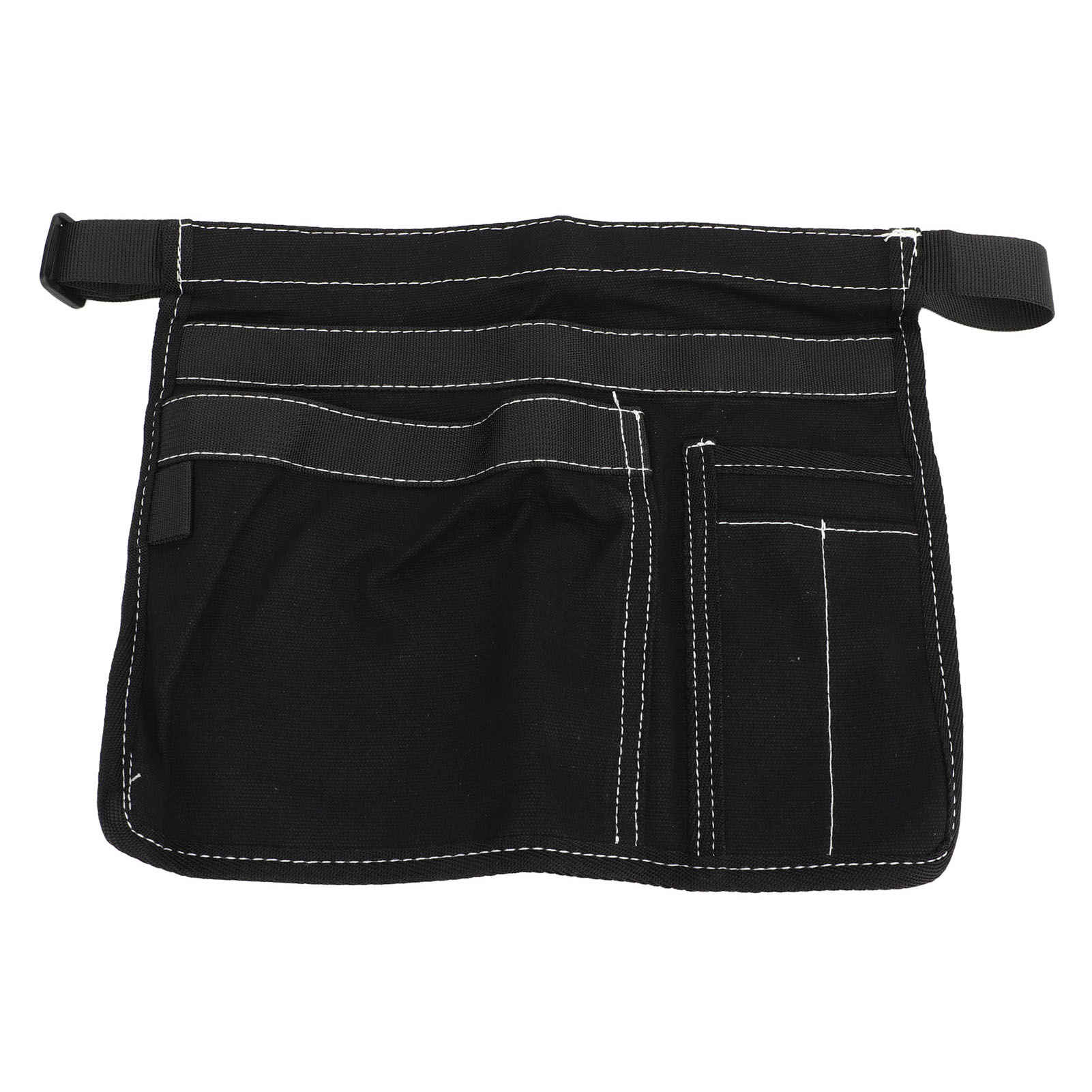 Gartenschürze, Mehrere Taschen, Oxford-gewebe, Verstellbarer Gürtel, Schwarz