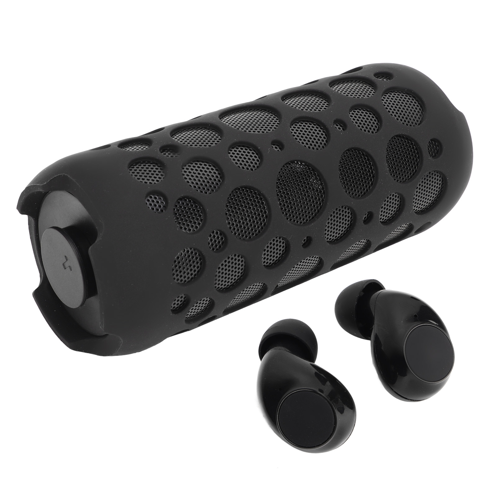 Tragbarer Bluetooth-lautsprecher Mit Dynamischem Rgb-stereo-sound, 2-in-1, Kleiner Lautsprecher Mit Kabellosen Kopfhörern Für Reisen Im Freien