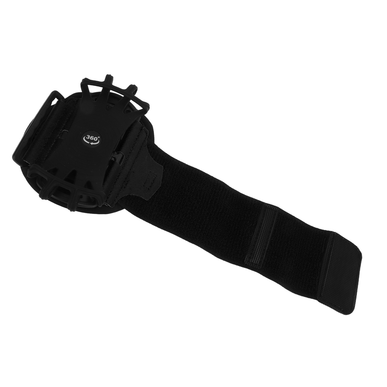 Handy-armband Mit 180° Drehbarem, Abnehmbarem Handgelenkständer Und Schutzhülle Für 6,6-zoll-handys, Schwarz