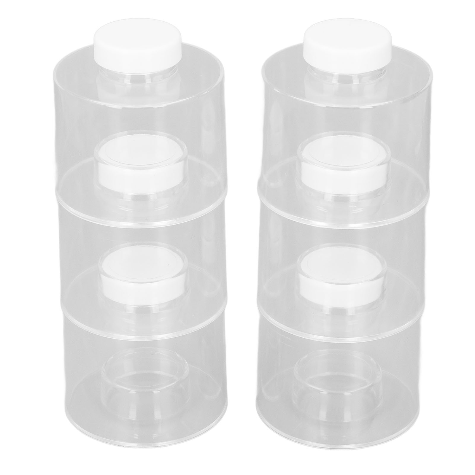 Set Aus Stapelbaren Gewürzgläsern, Gewürzturm, Transparentes Gewürzglas, Gewürzflasche Für Die Küche