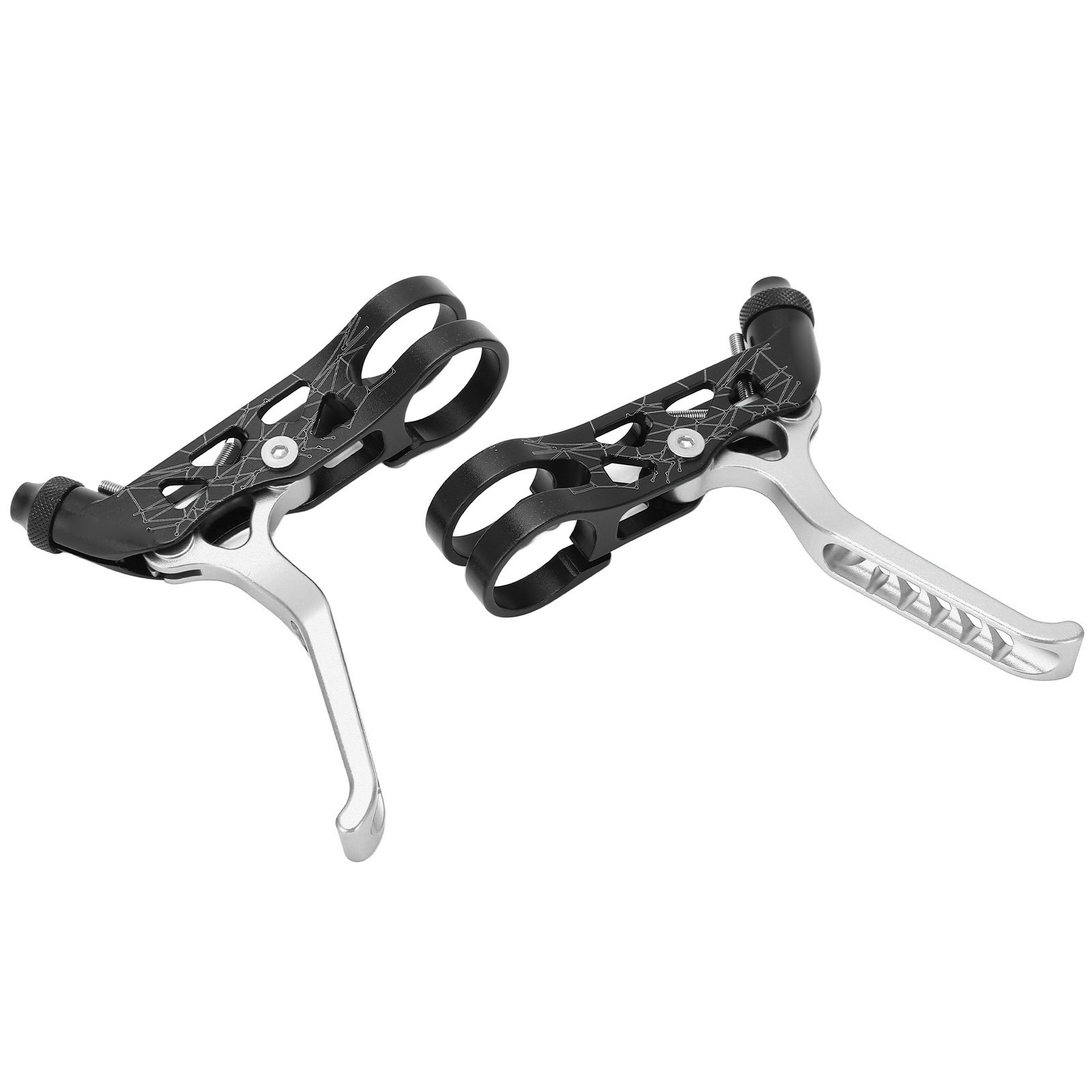 Meijun Fahrradbremshebelpaar, Aus Aluminiumlegierung, Kompatibel Mit Brompton 3sixty Mountainbikes, Silberfarben