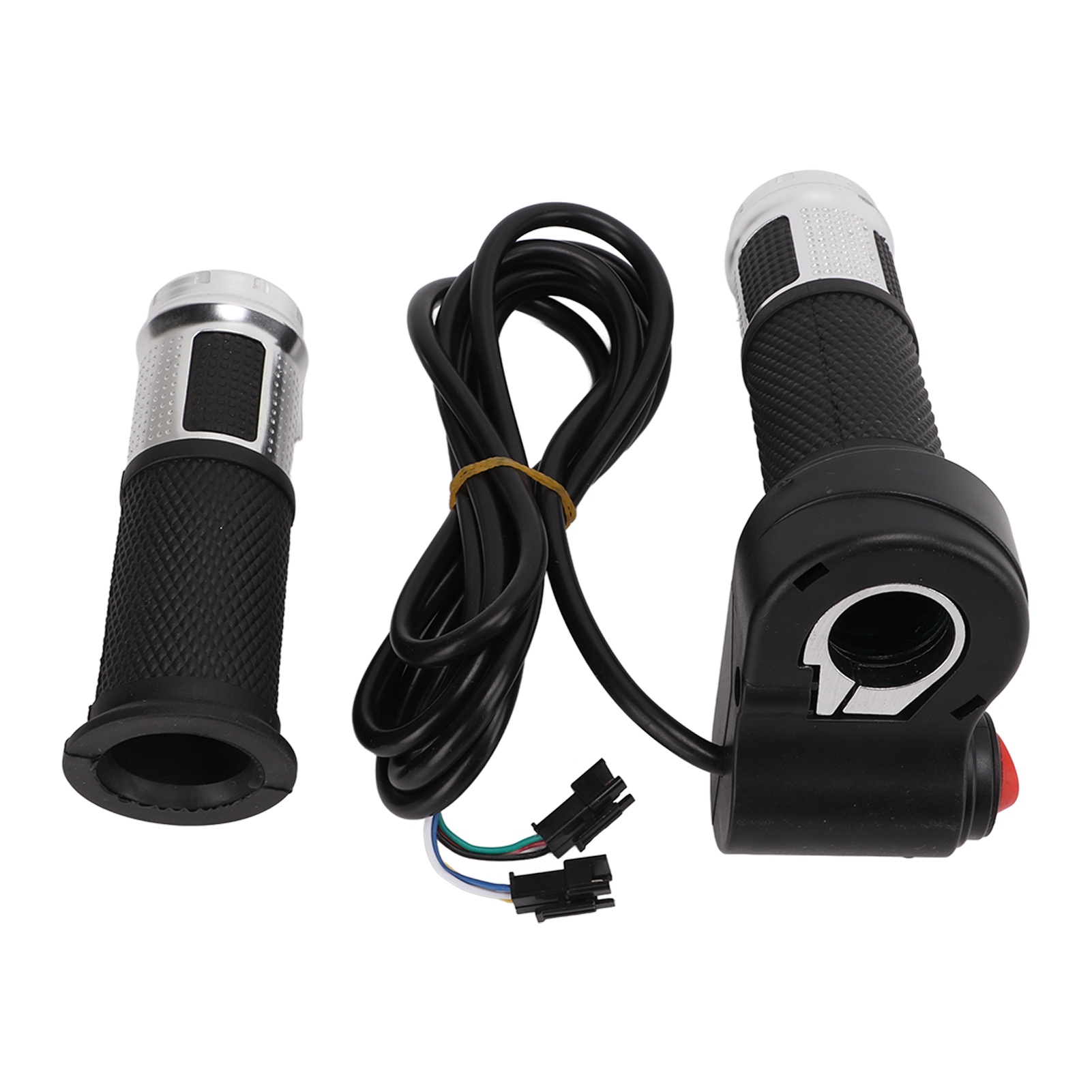 Universeller 12v-99v-gasgriff Für E-bikes, 6-adrig, Zweistufig, Drei Geschwindigkeiten, Silber