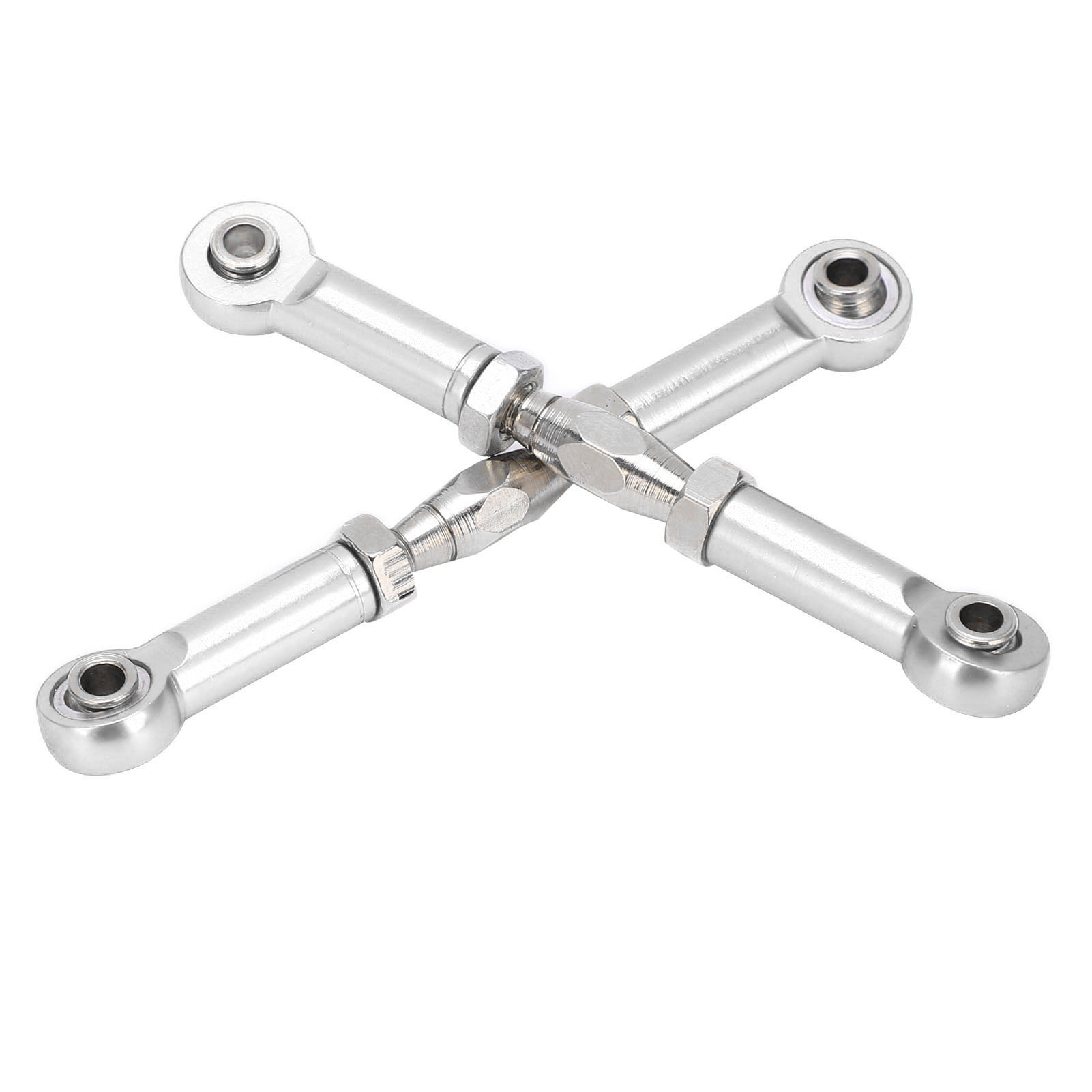6,9 Cm (2,7 Zoll) Langer Vorderer Stabilisatorarm Aus Hochbelastbarer Aluminiumlegierung, Zubehör Für Ferngesteuerte Autos Im Maßstab 1:7, Silberfarben