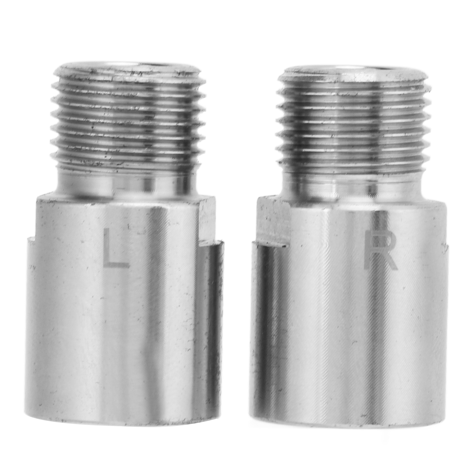 Set Mit 2 Pedalverlängerungen Aus Chrom-molybdän-stahl Für Mountainbikes, 20 Mm, Silber
