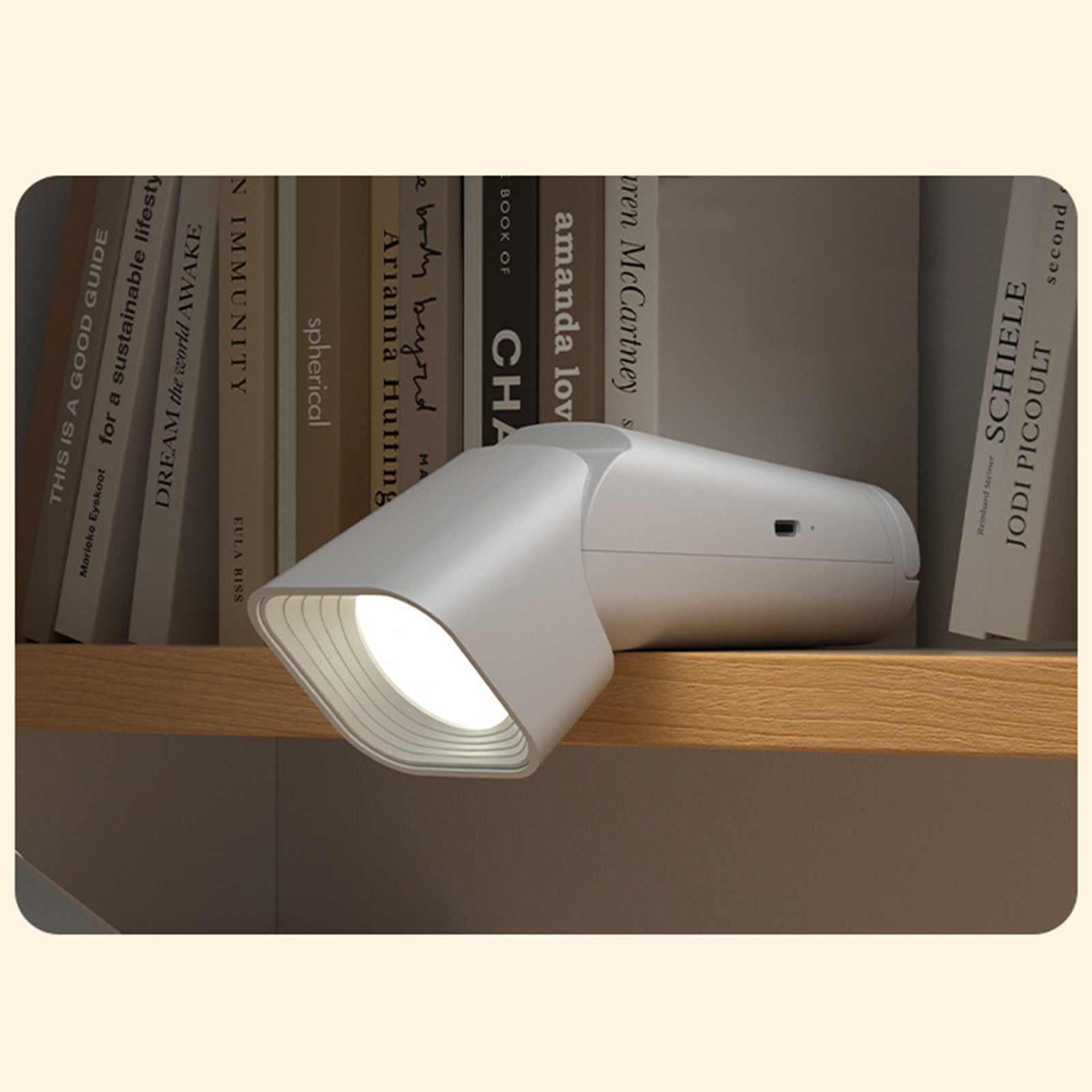 Abs-led-leselampe, Usb-anschluss, 90° Schwenkbar, 4000 K, 3 Helligkeitsstufen, Augenschutz, Ideal Für Schlafzimmer, Arbeitszimmer, Studentenwohnheim Oder Büro. Farbe: Weiß.