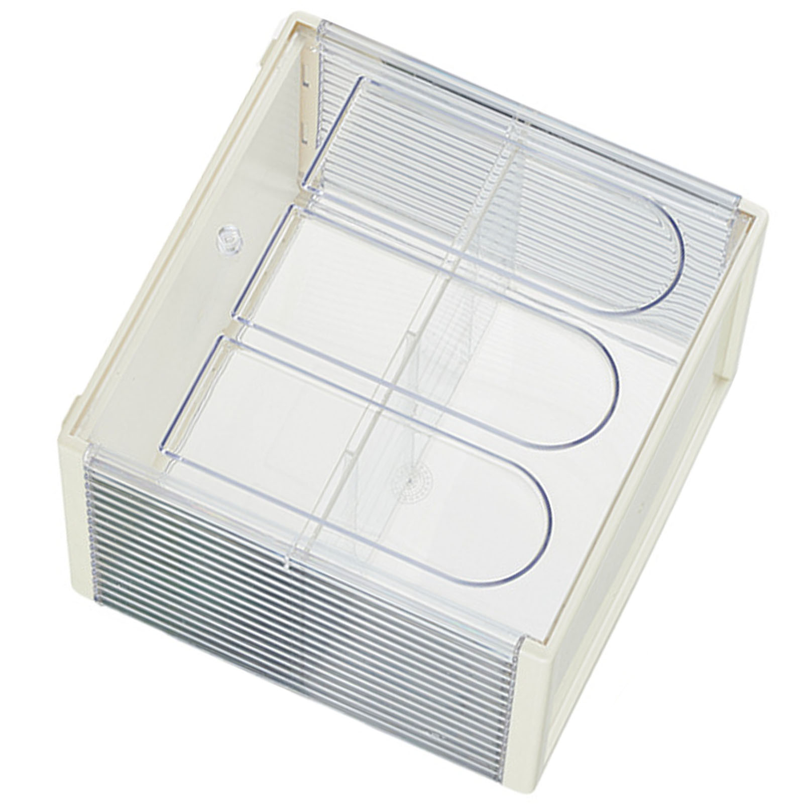 Transparenter Kunststoff-becherhalter Fürs Büro, Kaffee-/wasserbecherhalter, Schublade, Milchig-weiß