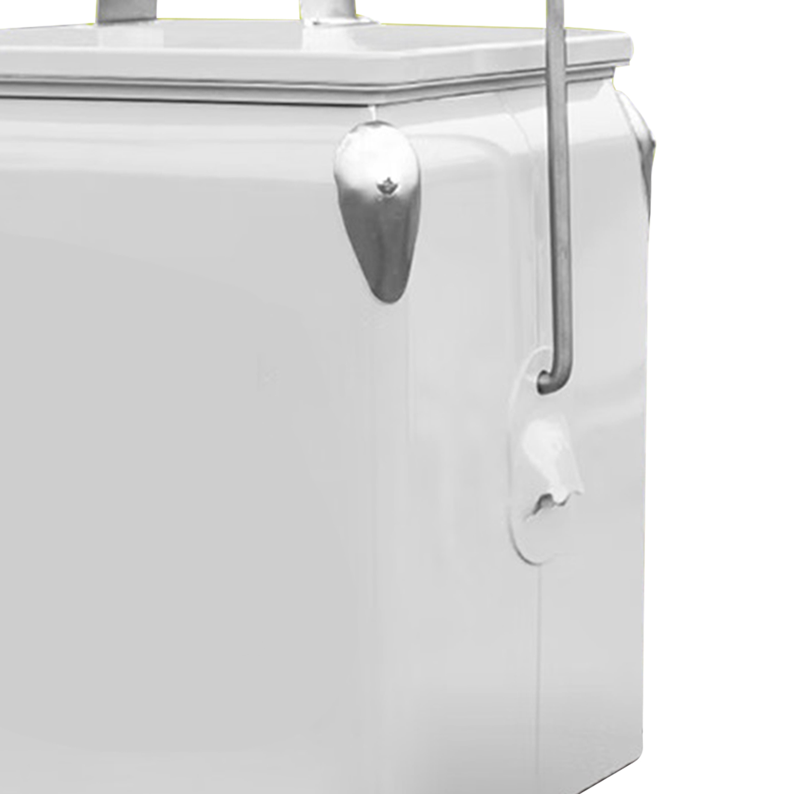 Retro Cola Mini-kühlschrank, 13 L, Tragbarer Reisekühlschrank Für Camping Und Picknicks, 38 X 32 X 24 Cm, Weiß