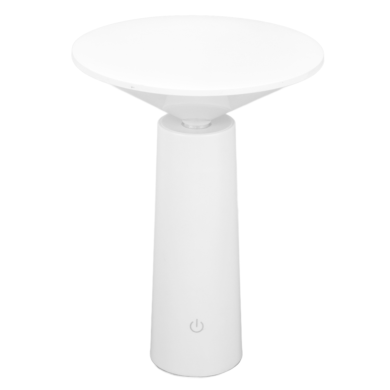 Wiederaufladbare Led-tischleuchte Mit Touch-steuerung, Verstellbare Schreibtischlampe Für Optimalen Augenschutz, Weiß
