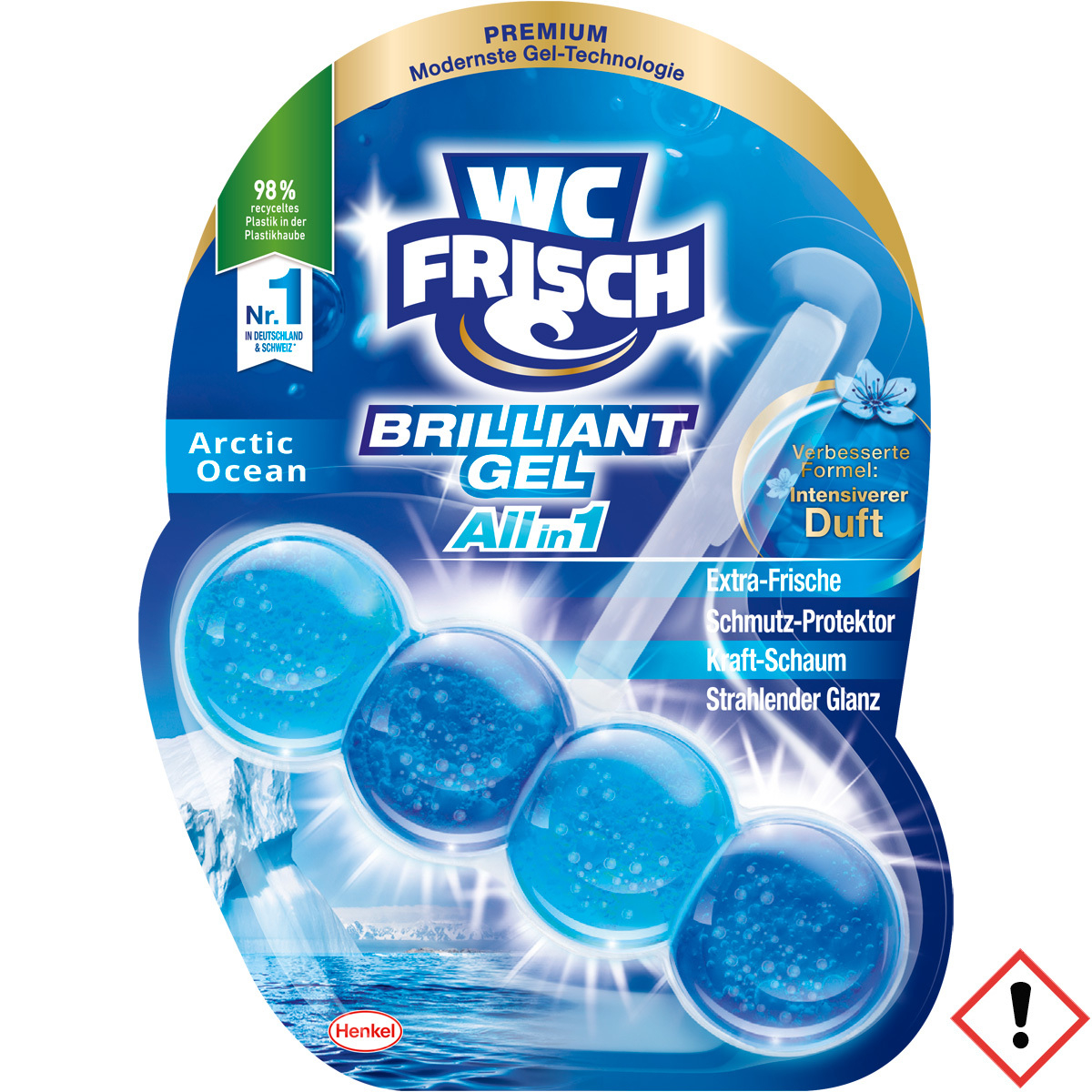 Wc Henkel Brilliant Gel Duft Arctic Ocean