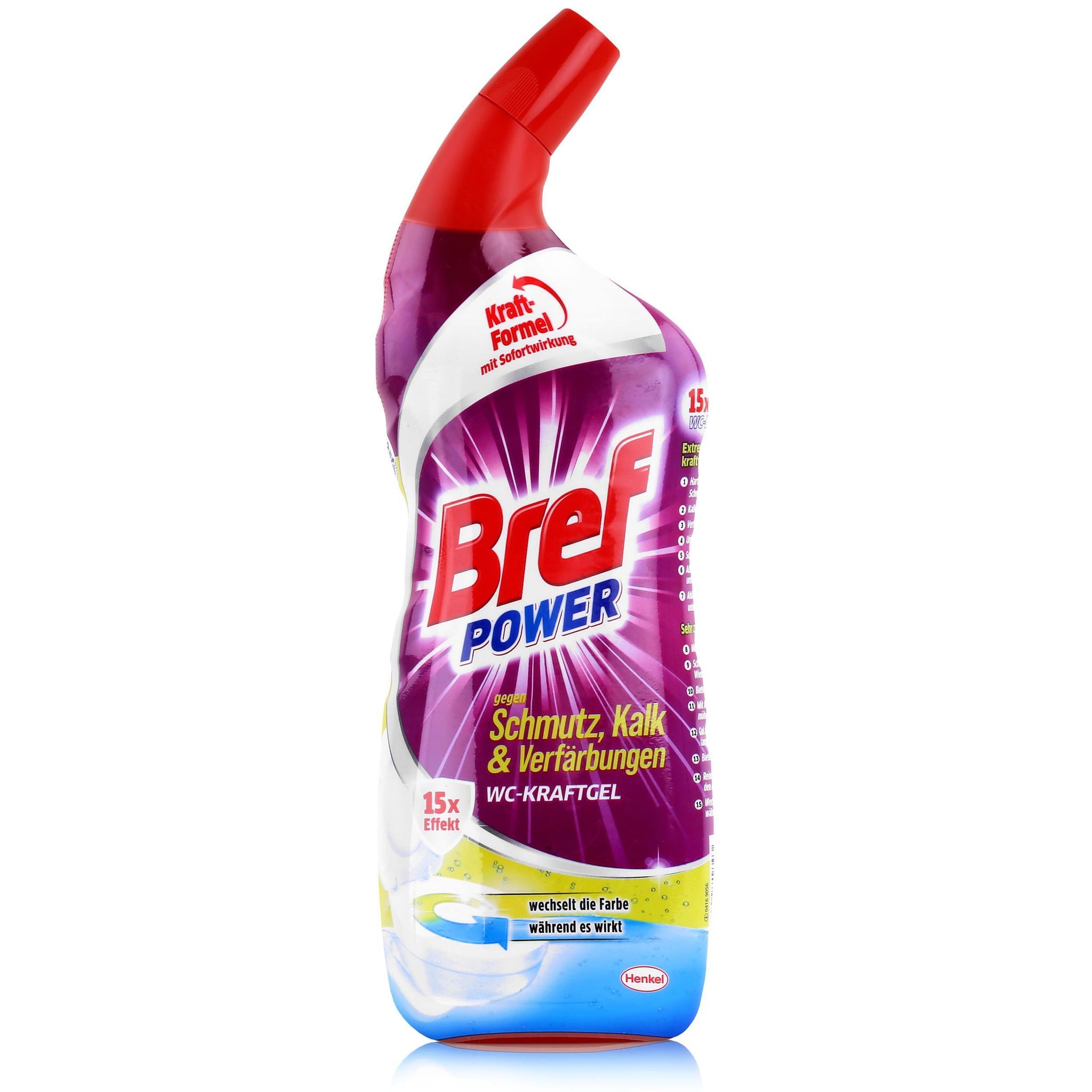 Wc Henkel Power Wc-kraftgel Gel Kalkschutz Fleckenentfernung