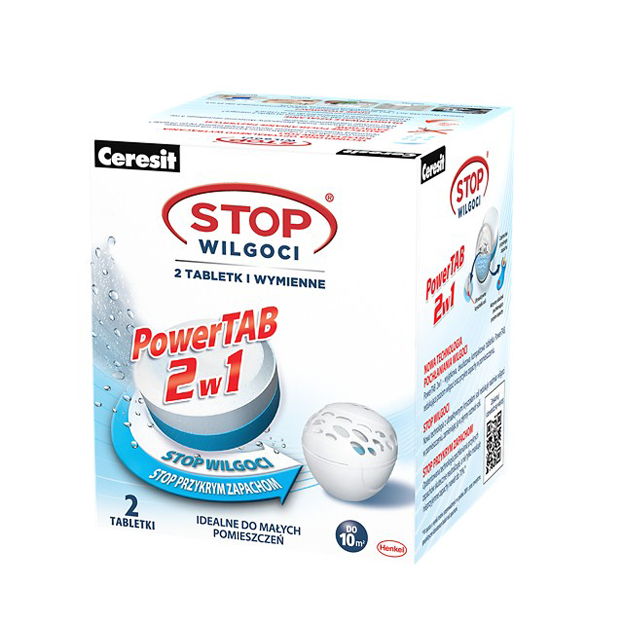 Entfeuchtungstabletten Henkel Power Tab Feuchtigkeitsaufnahme Geruch 0,6kg