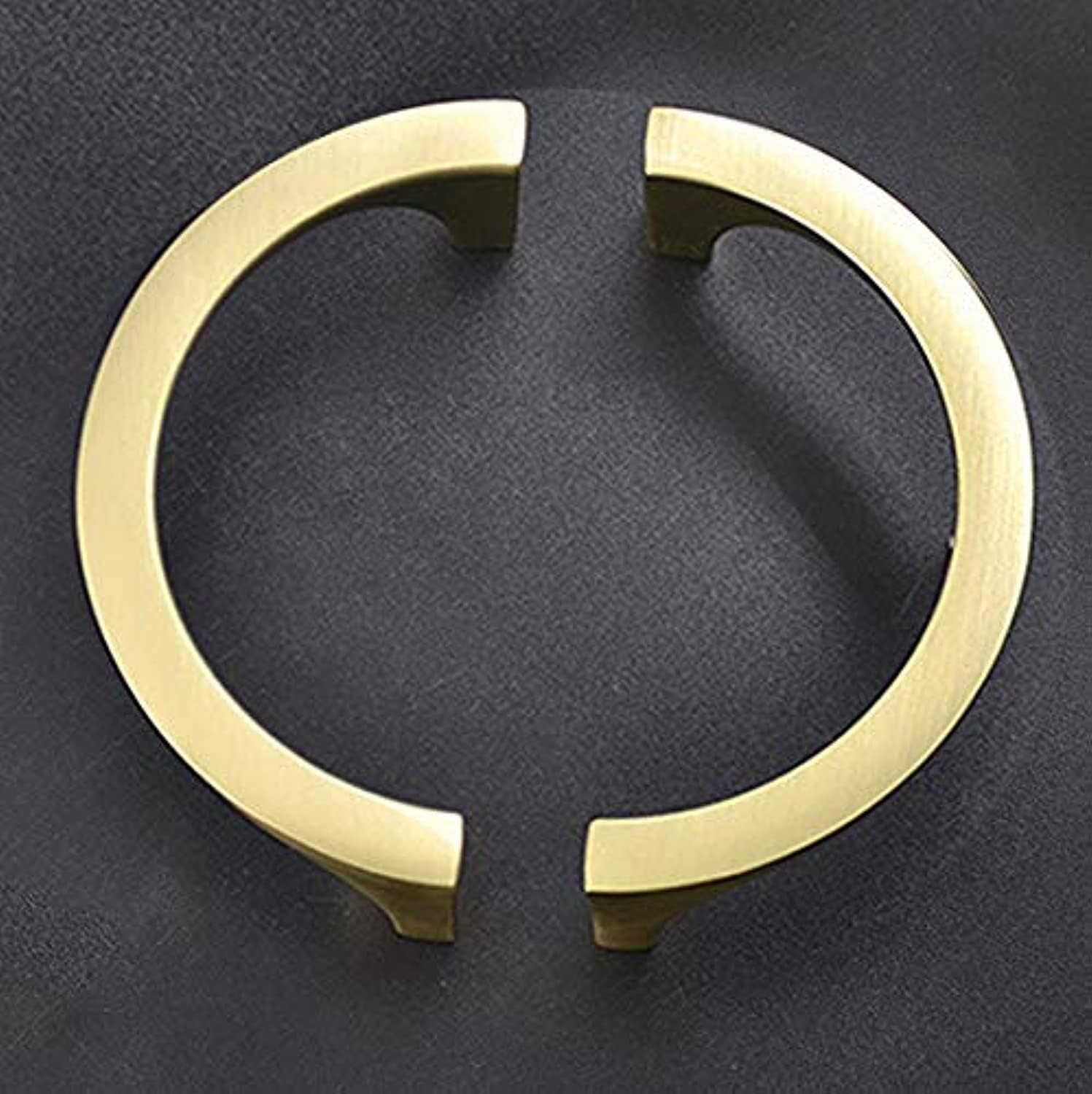 Set Mit 1 Paar Schrankgriffen – Elegante, Goldfarbene Kupfergriffe Mit Doppelloch Für Schubladen, Schränke Und Tv-möbel
