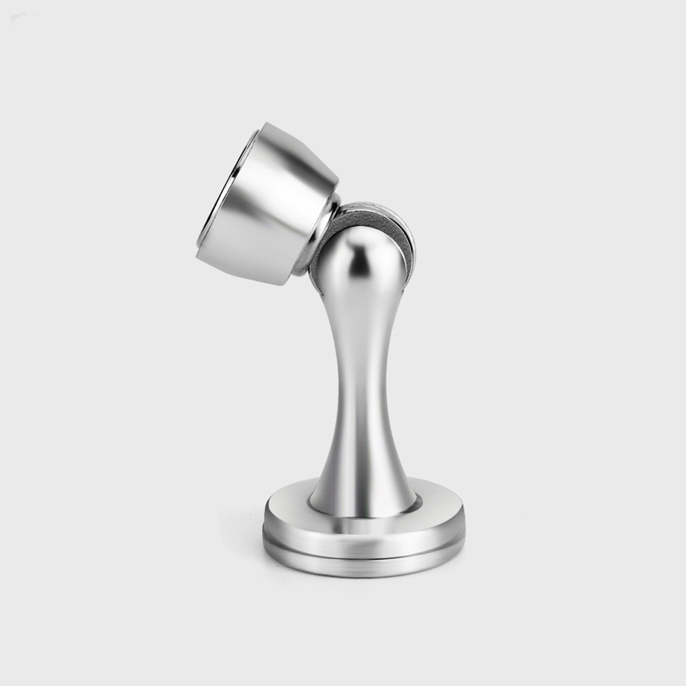 Magnetischer Türstopper, Massives Metall, Robust Für Zuhause Und Büro, Silberfarben.
