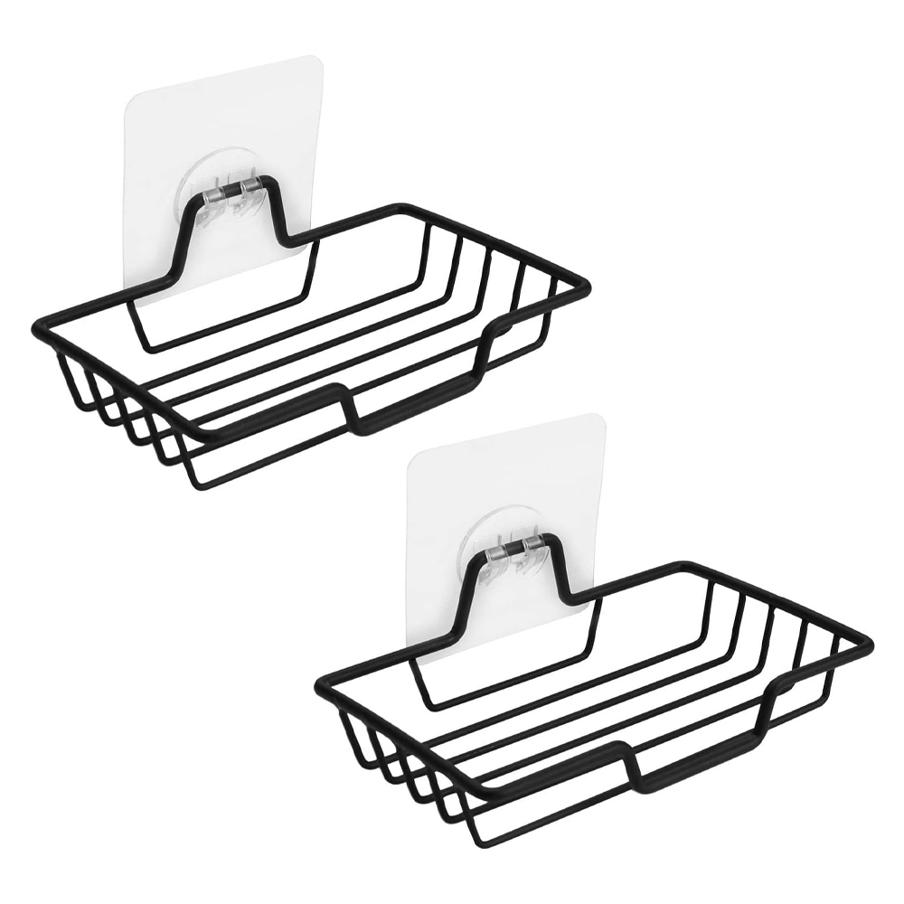 2er-set Seifenschalen, Seifenhalter, Seifenschale Aus Edelstahl, Seifenkorb Mit Saugnapf, Für Dusche Und Badezimmer, Kein Bohren Erforderlich, Abnehmbar