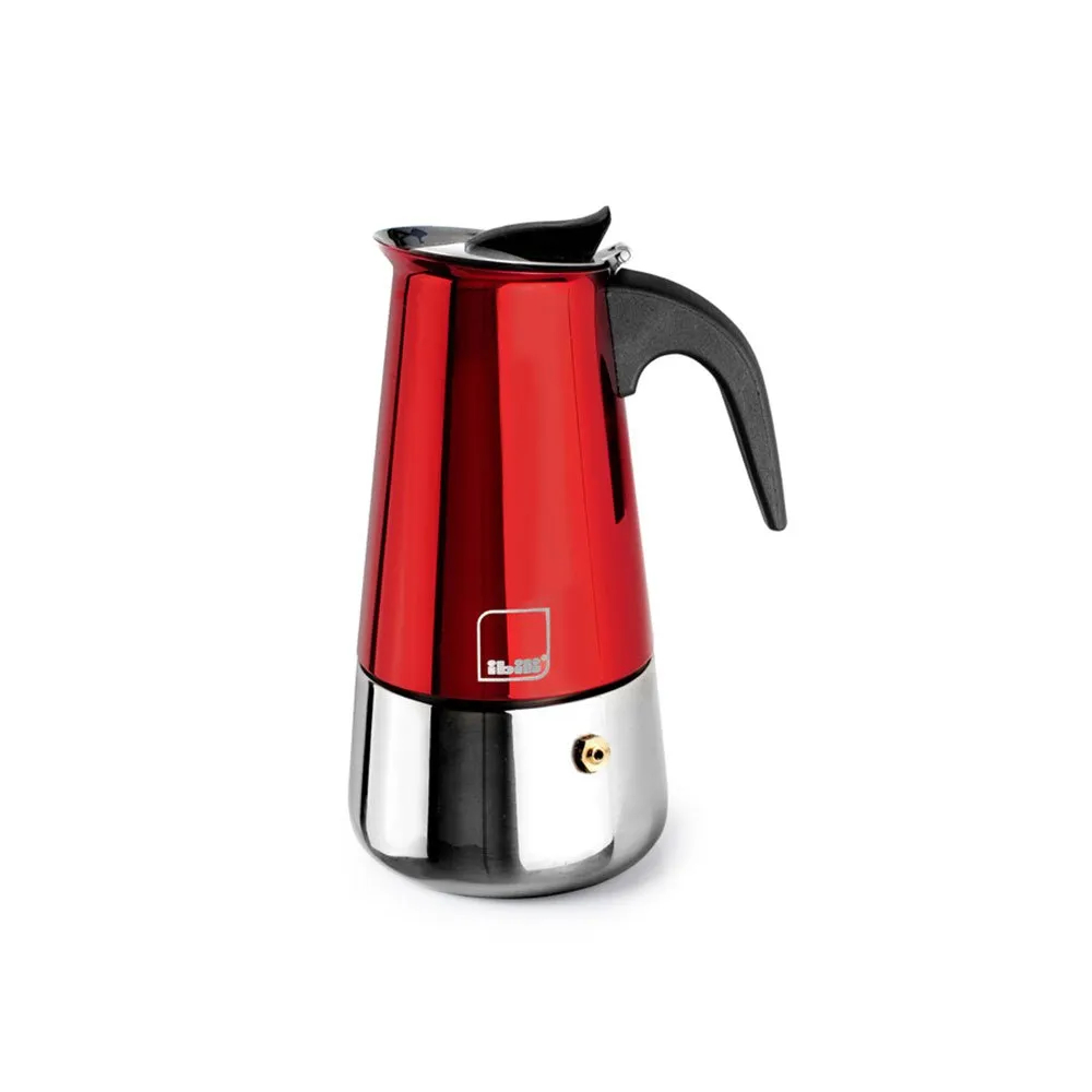 Kaffeemaschine Ibili Moca Rosso 6 Tassen Edelstahl Induktion