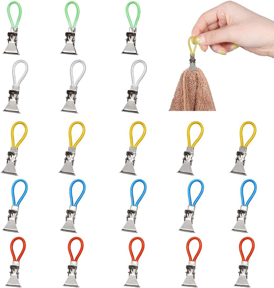 Handtuchclips, 25er-packung, Haken Zum Aufhängen Von Handtüchern In Küche, Bad Und Schränken.