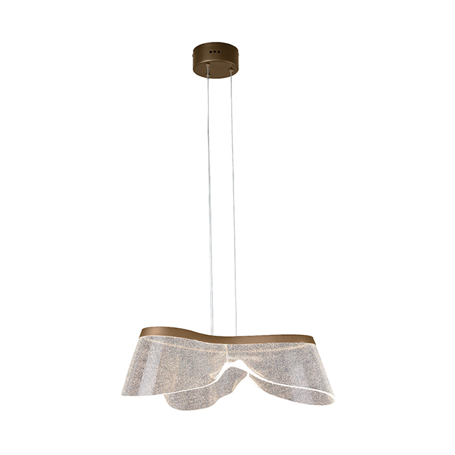 Pendelleuchte Led Camille Cct 20w 620lm 2700k/4000k/6000k D.53cm Vergoldet