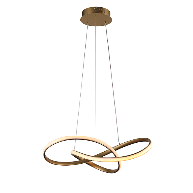 Samira Hängeleuchte 40w Led 3cct 1700lm D.60cm Gold