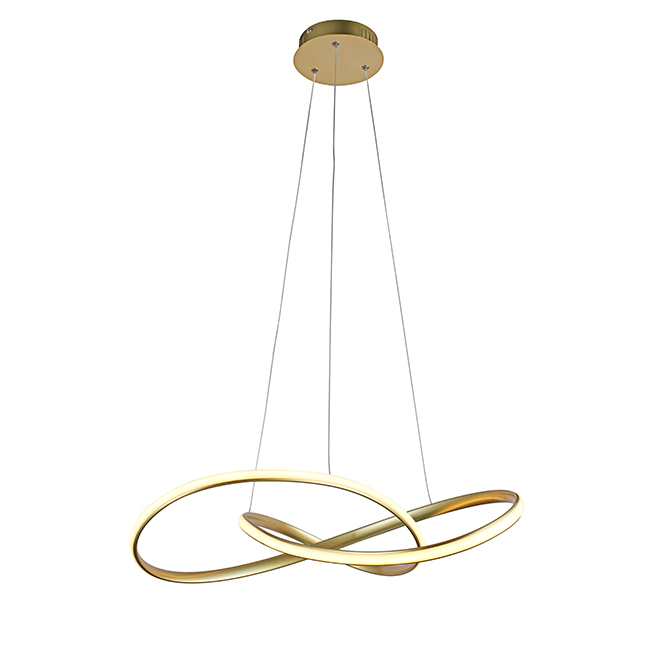 Samira Hängeleuchte 64w Led 3cct 1100lm D.80cm Gold