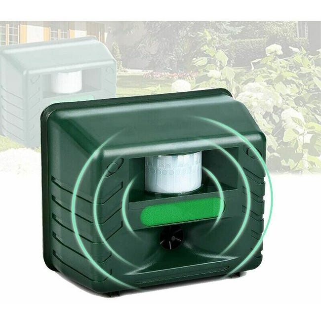 Ultraschall-tierabwehrgerät Für Den Außenbereich, Ultraschall-tierabwehrgerät Mit Taschenlampe.