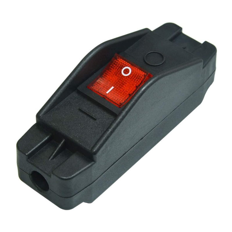 Außen-ein-/ausschalter, 16 A, Mit Roter Kontrollleuchte, 220 V, Federbelastet Und Wasserdicht.