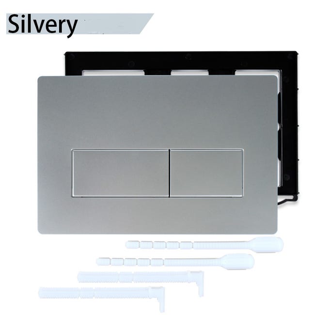 Verdecktes Spülkastenpanel Für Wandhängende Wcs, Kompatibel Mit Geberit Sigma 115.770, Silber.