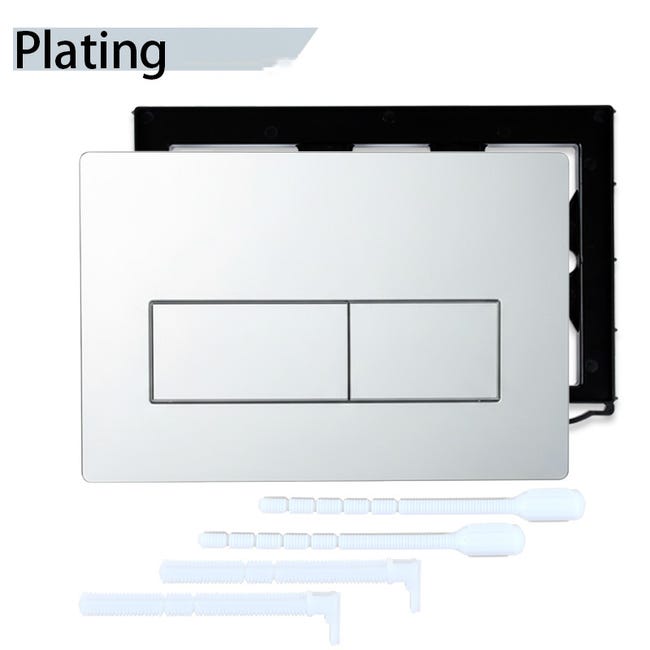 Verdecktes Spülkastenpanel Für Wandhängende Wcs, Kompatibel Mit Geberit Sigma 115.770, Versilbert.