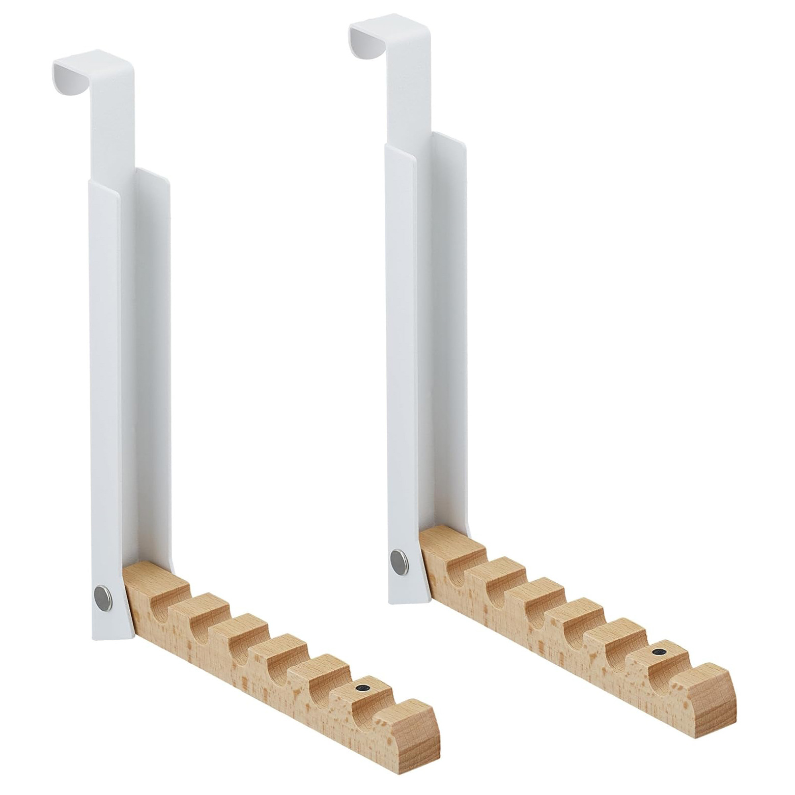 Zwei Klappbare Kleiderständer, Geeignet Für Türen Mit Einer Maximalen Dicke Von 2 Cm.