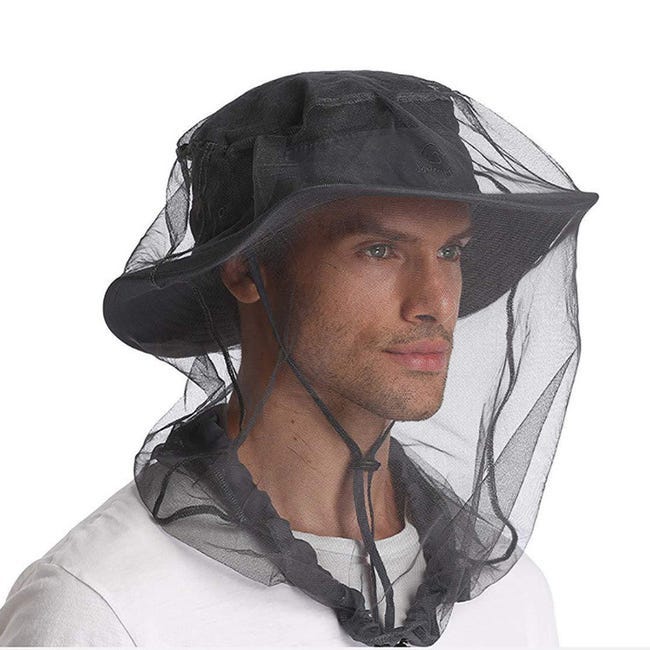 Moskitonetz Für Kopf, Gesicht Und Hals, Wasserdicht Und Insektenabweisend, Angenehm Zu Tragen, Geeignet Für Outdoor-fans – Hut Nicht Im Lieferumfang Enthalten