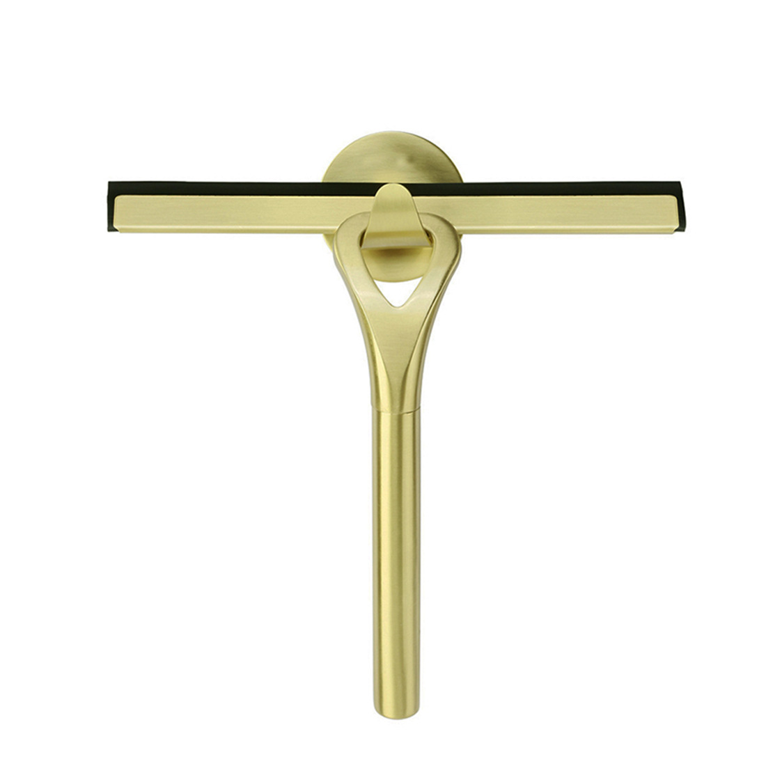 Jssevn Moderner Duschabzieher Aus Edelstahl, Gold/silber, Nr. 811, 22,5 Cm, Für Duschwand, Fenster, Badezimmerzubehör