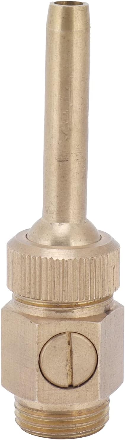 Jssevn Springbrunnendüse Aus Hochfestem Messing Mit Geradem Kopf, Gleichmäßigem Wasserausstoß, Vielseitig Einsetzbar, 1,27 Cm, Material: Messing, Für Schwimmbäder