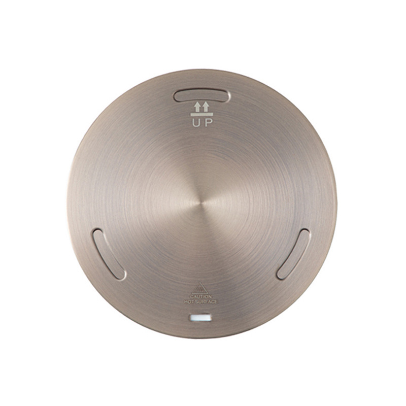 Jssevn 20 Cm Adapterplatte Aus Edelstahl Und Aluminiumlegierung Für Induktionskochfelder, Hitzeverteilergriff