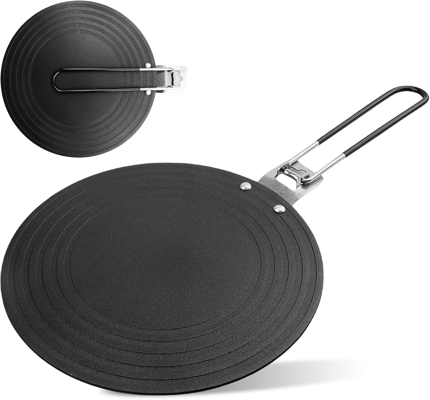 Jssevn – Runder Wärmeverteiler (24 Cm) Für Gasherde, Auftauplatte Aus Aluminiumlegierung, Kochfeldkonverter