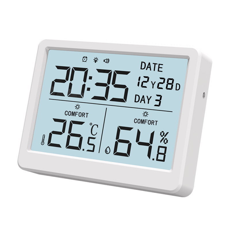 Jssevn Drahtloses Digitales Thermometer-hygrometer Mit 3 Sensoren, Intelligentem Thermometer, Lcd-bildschirm, Min/max-speicherung, °c/°f-umschaltung