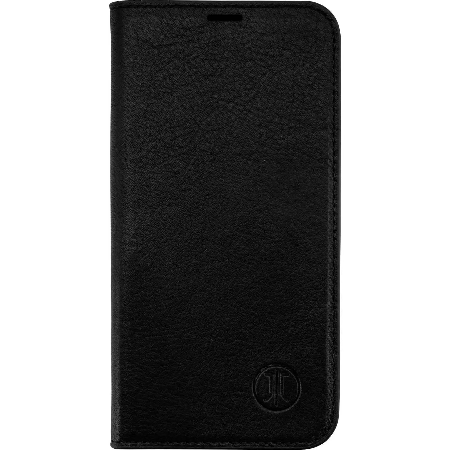 [gebraucht] B-ware Jt Berlin Booklet Hülle Tasche Apple I Phone 17 Schwarz Echtleder Smartphone Case