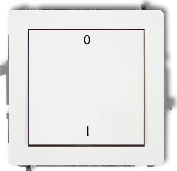 Deco Doppelpoliger Schalter Weiß /0-1/ Dwp-9