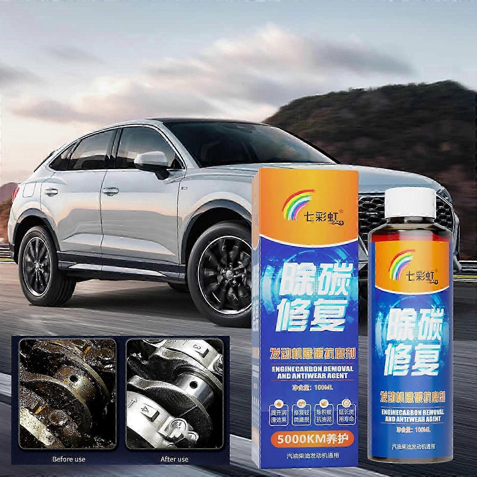 Motor-entkohlungsmittel, Hocheffizientes Verschleißschutzmittel, Motor-entkohlungsmittel, Motorschutzöladditiv Für Automobil- Und Motorradmotoren, 200 Ml