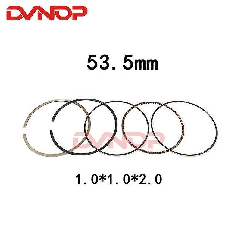 Motorrad-kolbenring-dichtungssatz 53,5 Mm 1,0 X 1,0 X 2,0 Mm Für Qingqi Suzuki Qs110 Fd110 Fd 110 110 Cm³ Motorersatzteile (nur Ring)