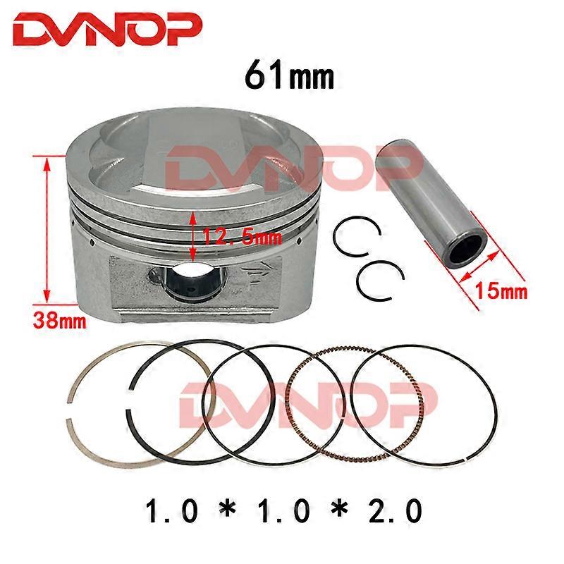 Motorrad-kolbenring 61 Mm Für Kymco Bend Kcc Lover 4v Ck150t G150 Like150 People G5 61 Mm ()