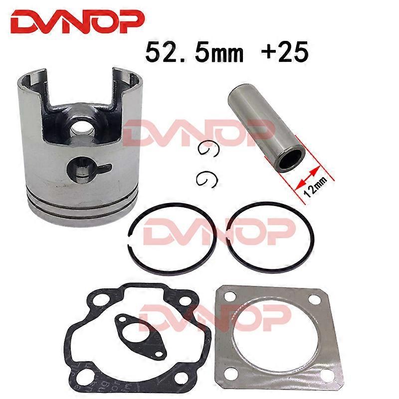 Zylinderdurchmesser 52,5 Mm Geeignet Für Suzuki Zweitakt-roller Ag100 V100 Motorrad Kolbensatz Kolbenring (52,75 Mm)