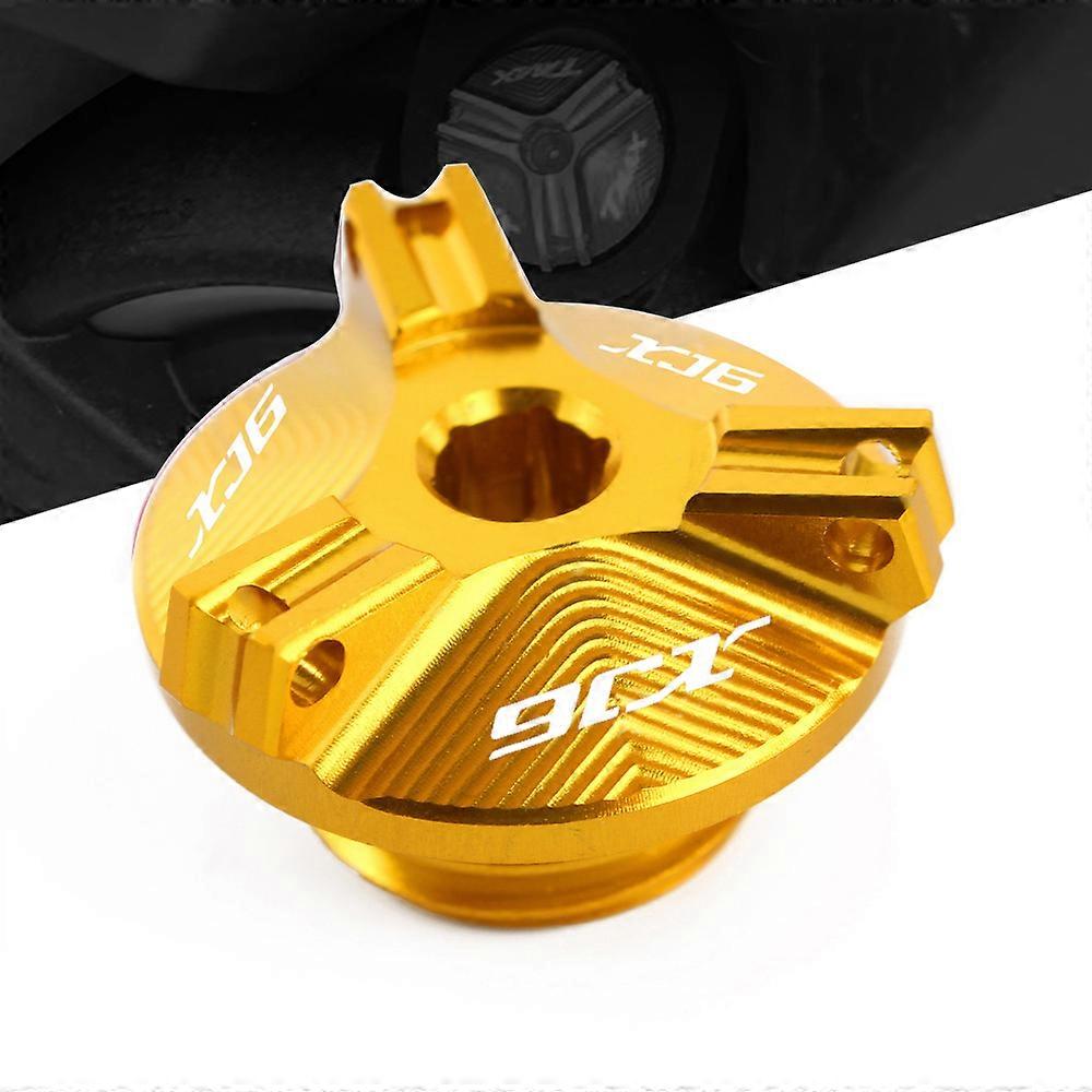 Gilt Für Yamaha Xj6 Diversion Xj6 Motorrad Cnc Aluminium Öleinfülldeckel (gold)