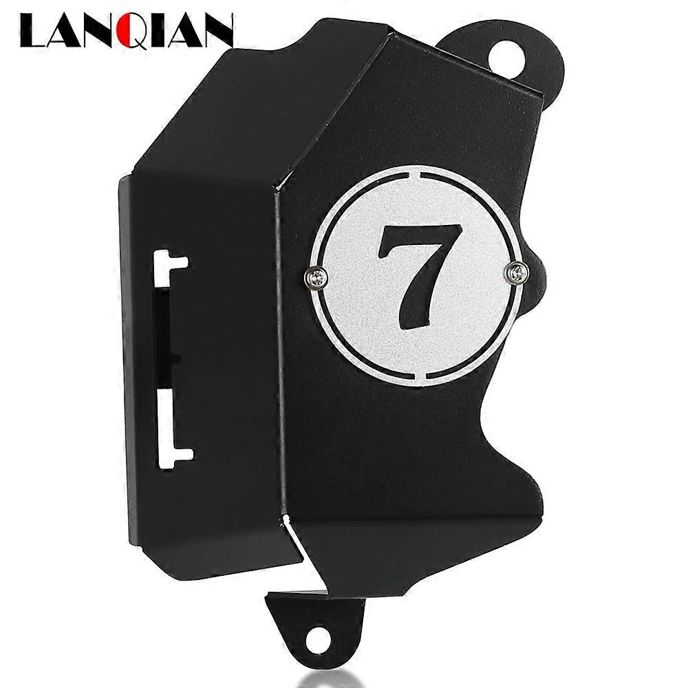 Passend Für Motorrad-kühlmittelbehälter-schutzblech Aus Aluminium Für Yamaha Fz07 Abs Xsr 700 Xtribute Mt07 Tracer 700/7/gt 2013-2024 (schwarz)