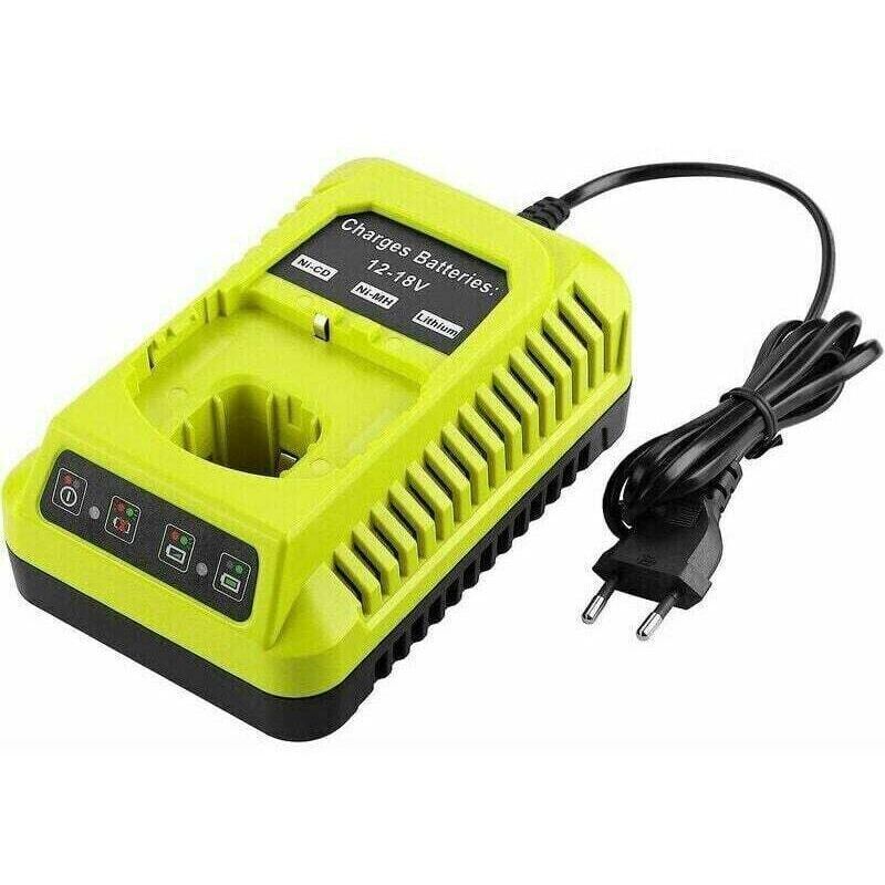 Universelles 12-18-v-ladegerät Für Li-ion-, Ni-cd- Und Ni-mh-akkus – Überhitzungs- Und Kurzschlussschutz – Kompatibel Mit Ryobi P117 Und P108 – Bcl14181h