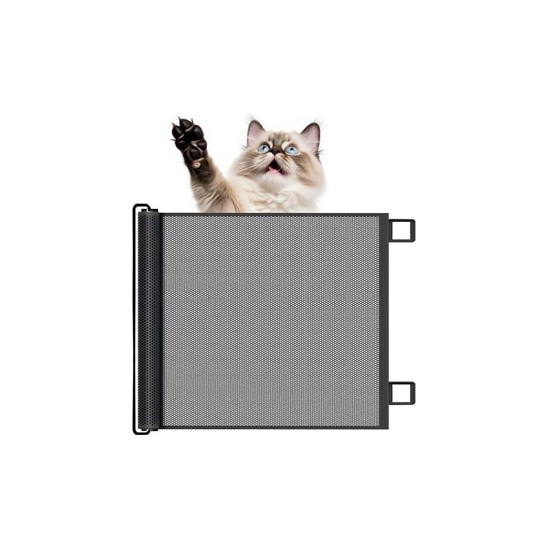 (110 X 78 Cm) Einziehbares Und Ausziehbares Sicherheitsgitter Für Babys, Kinder Und Hunde – Schutz Für Treppen, Flure, Innen- Und Außenbereich